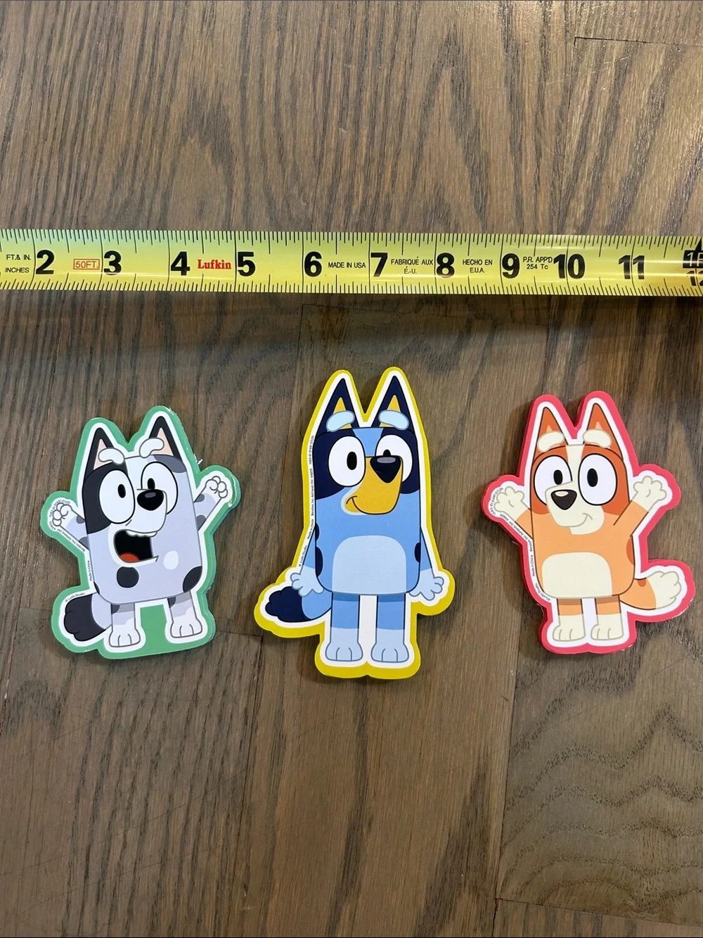 Bluey Character Foam Sticker Set